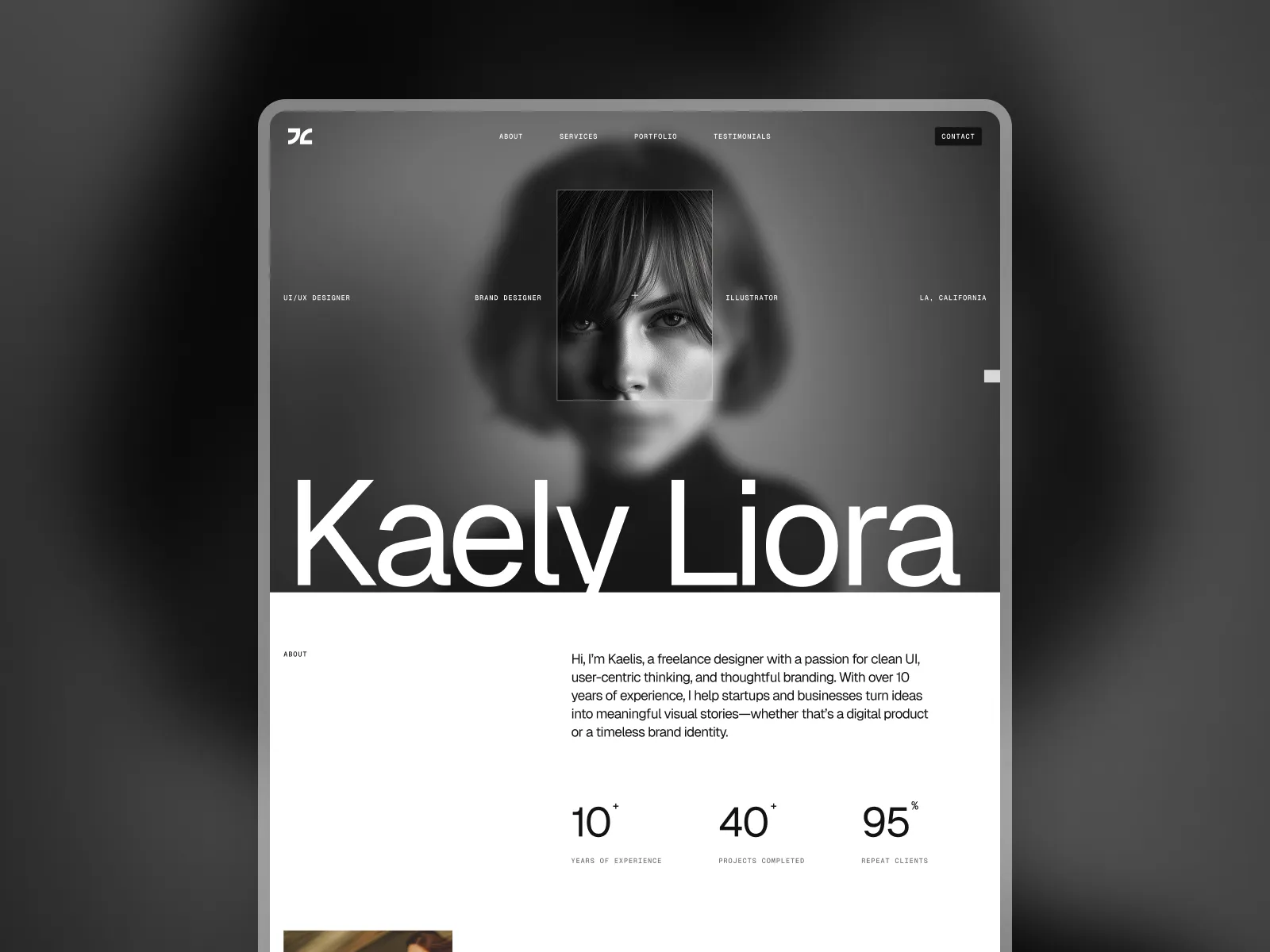 Exvia Portfolio Website Template Webflow Framer And Figma Exvia portfolio website template webflow framer and figma